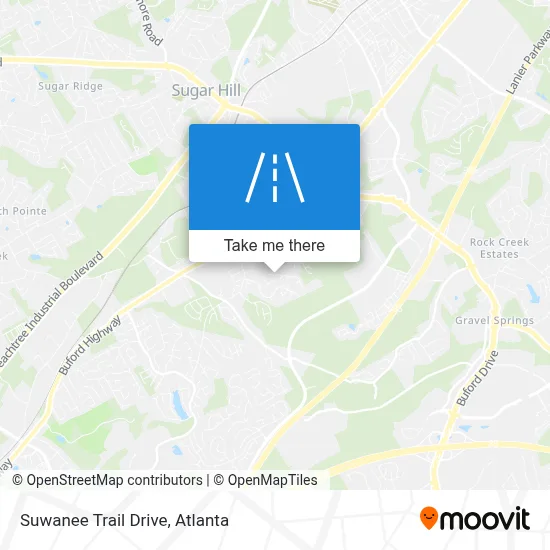 Suwanee Trail Drive map