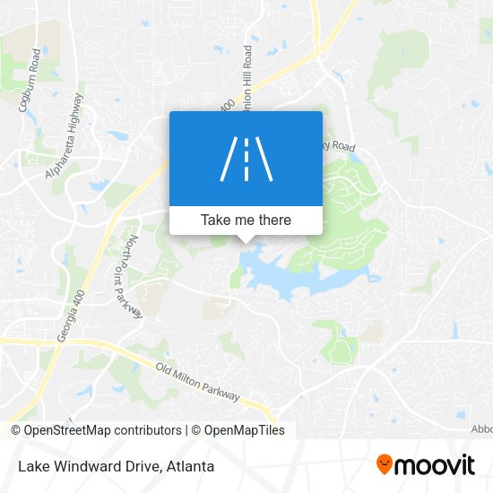 Lake Windward Drive map
