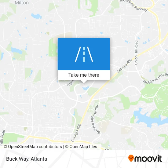 Buck Way map
