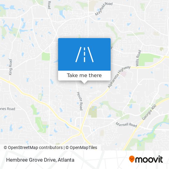 Mapa de Hembree Grove Drive