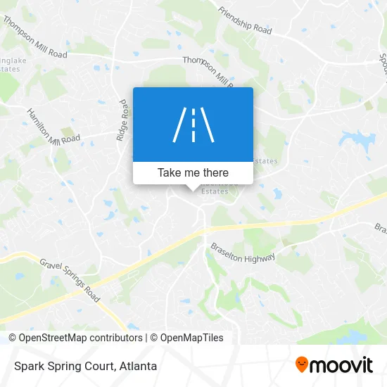 Spark Spring Court map