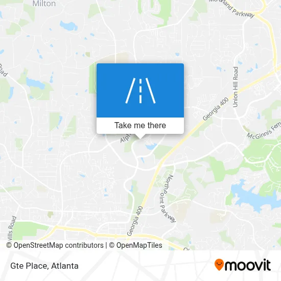 Gte Place map