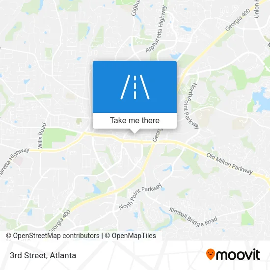 3rd Street map