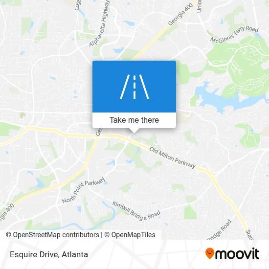 Esquire Drive map