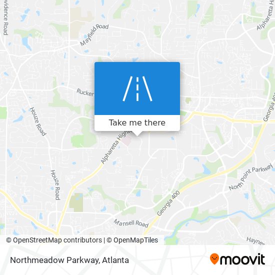 Northmeadow Parkway map