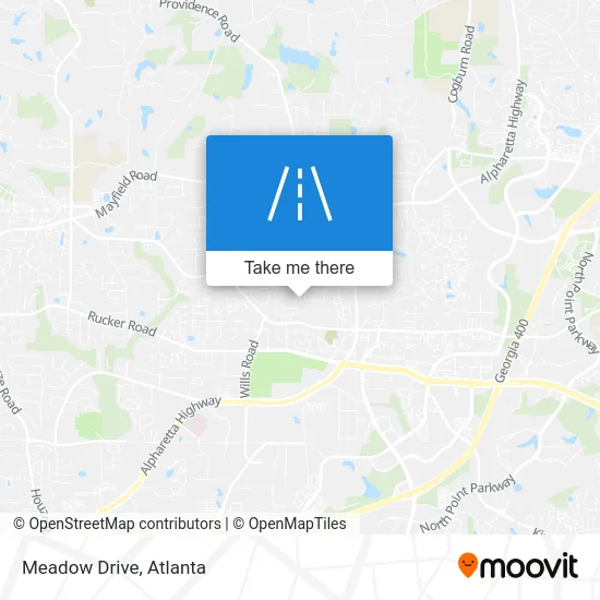 Meadow Drive map