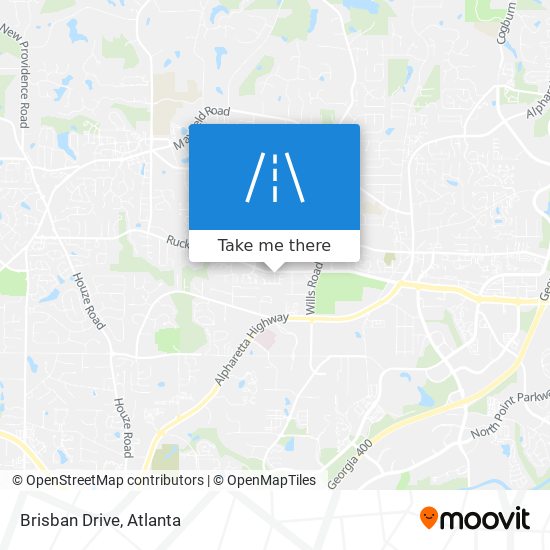 Brisban Drive map