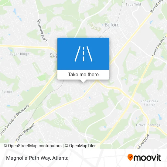 Magnolia Path Way map