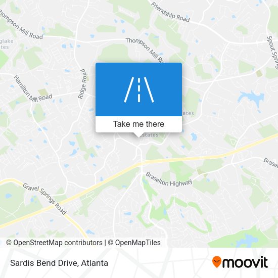 Mapa de Sardis Bend Drive