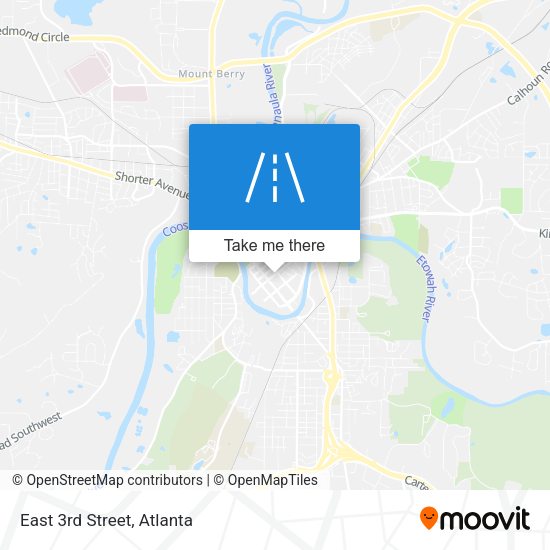 Mapa de East 3rd Street