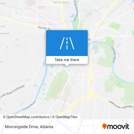 Morningside Drive map