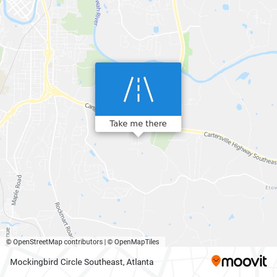 Mapa de Mockingbird Circle Southeast