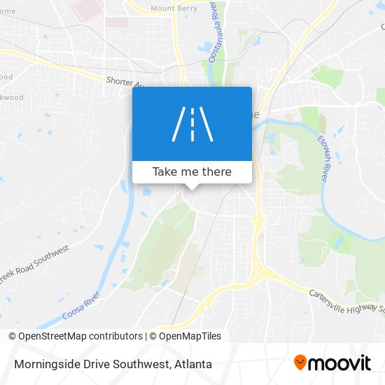 Mapa de Morningside Drive Southwest