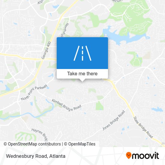 Mapa de Wednesbury Road