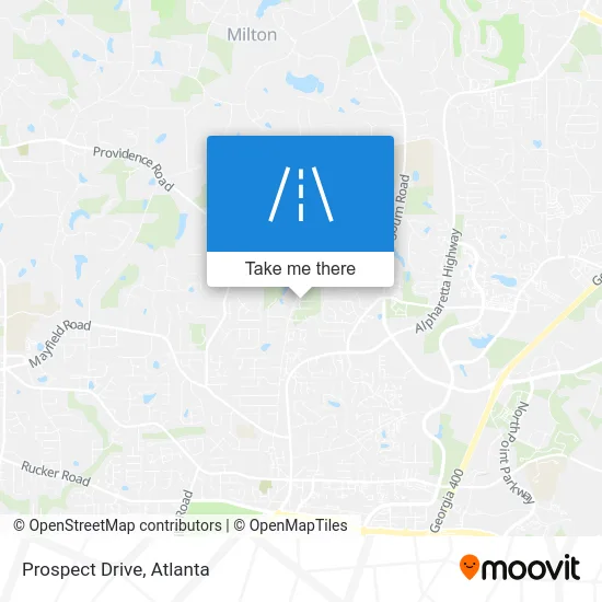 Prospect Drive map