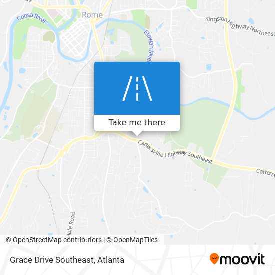 Grace Drive Southeast map