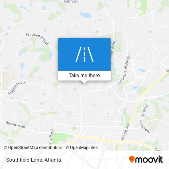 Southfield Lane map