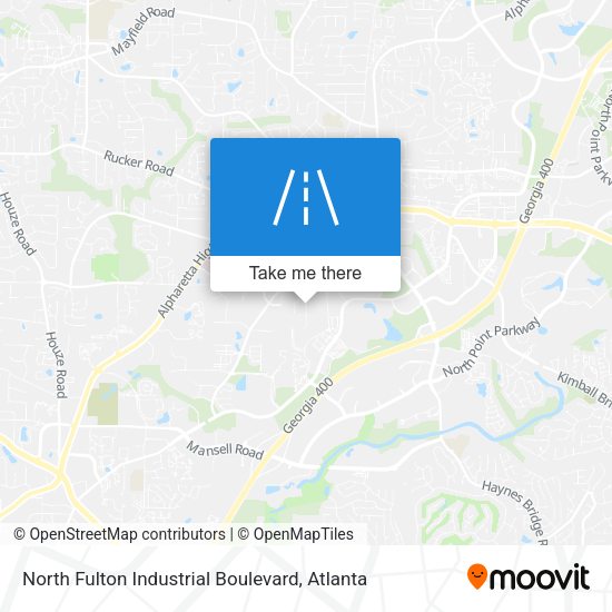 North Fulton Industrial Boulevard map