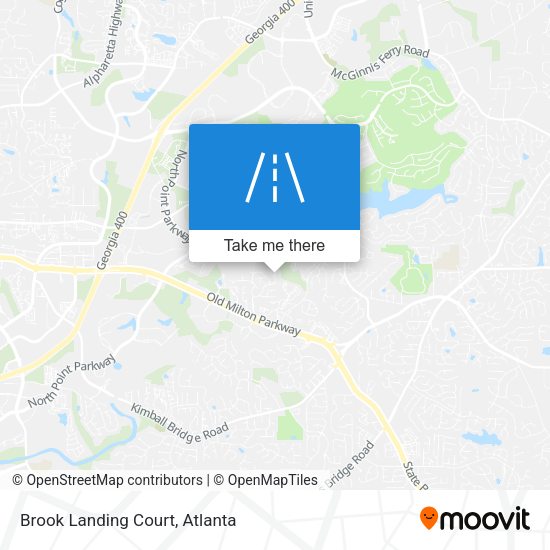 Brook Landing Court map