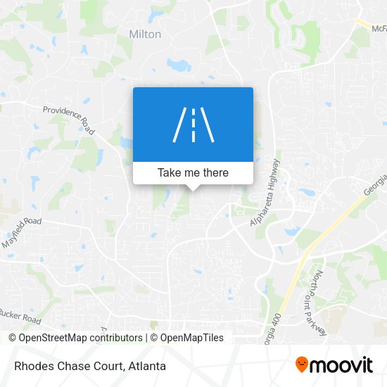 Mapa de Rhodes Chase Court