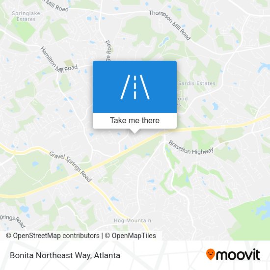 Mapa de Bonita Northeast Way