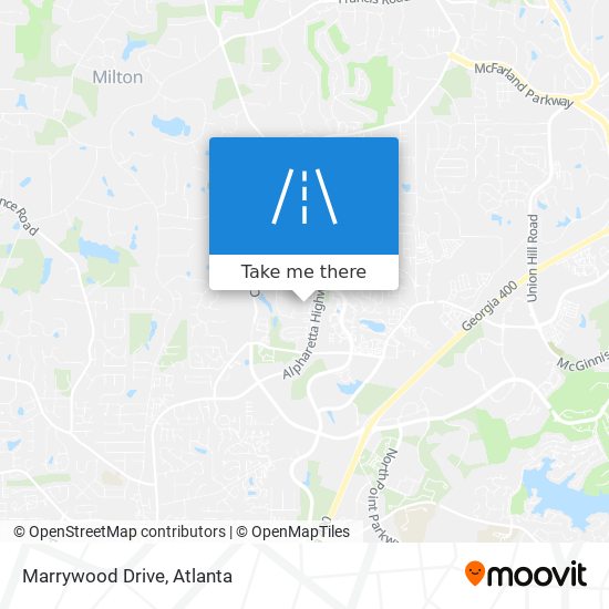 Marrywood Drive map