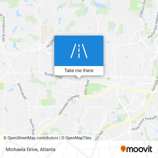 Mapa de Michaela Drive