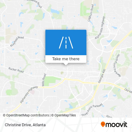 Christine Drive map