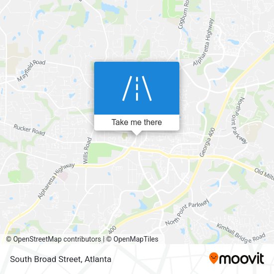 Mapa de South Broad Street