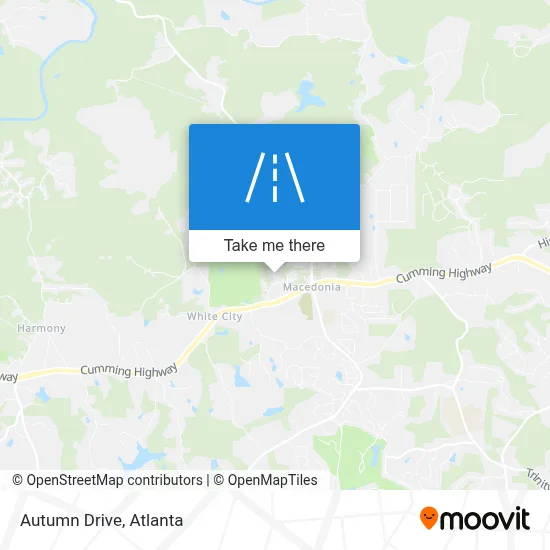 Autumn Drive map
