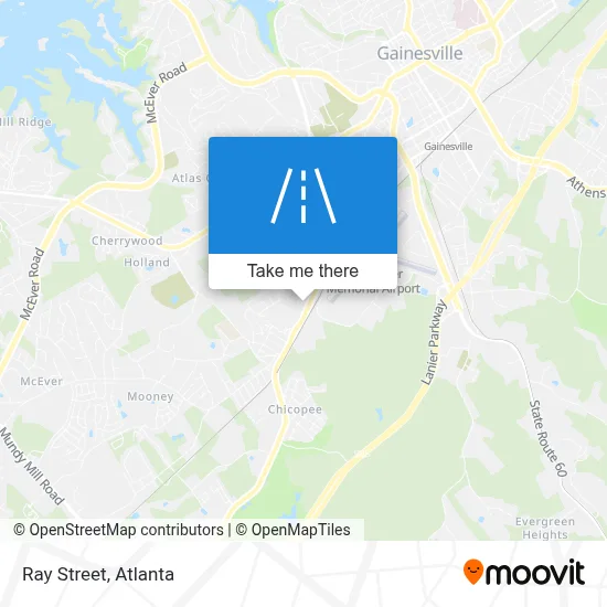 Ray Street map