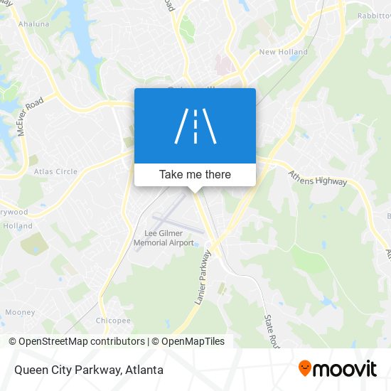 Mapa de Queen City Parkway