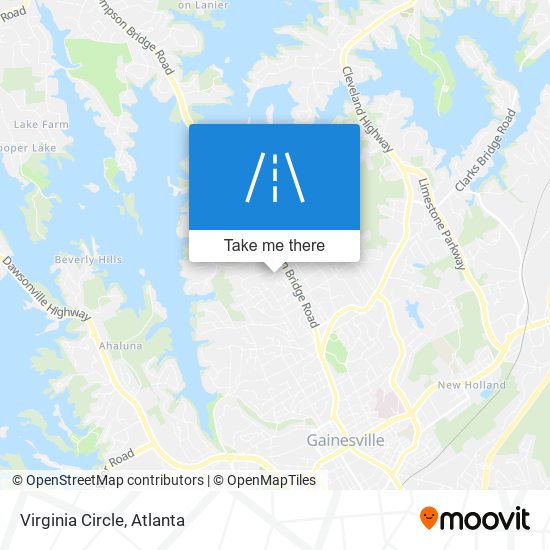 Mapa de Virginia Circle