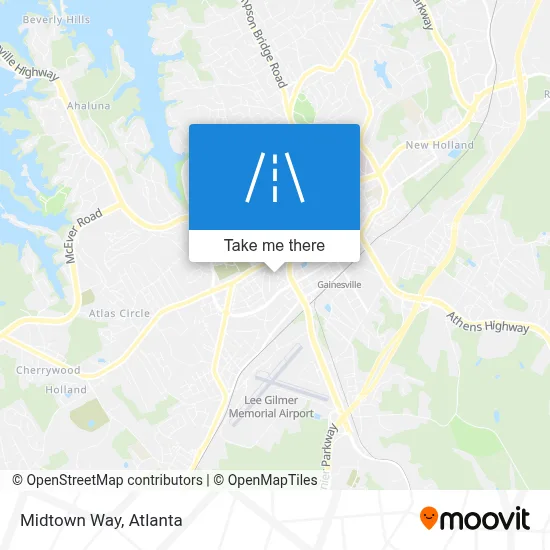 Midtown Way map