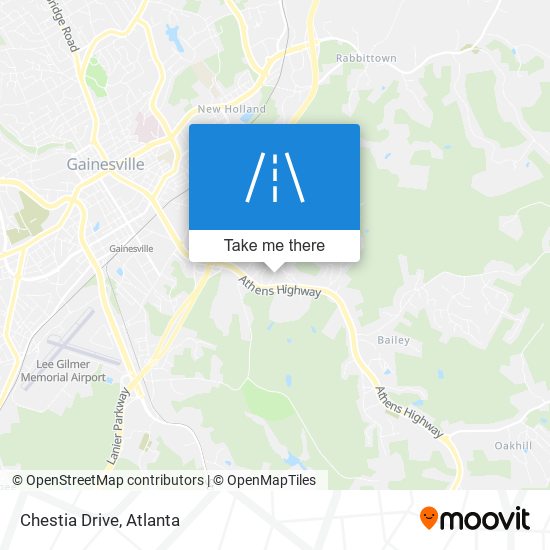Mapa de Chestia Drive