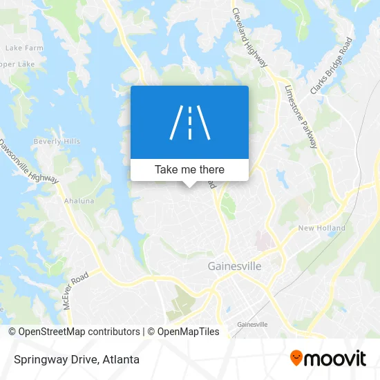 Springway Drive map