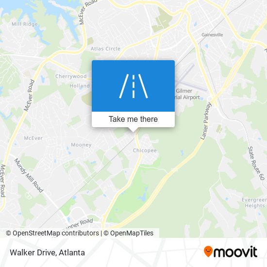 Walker Drive map