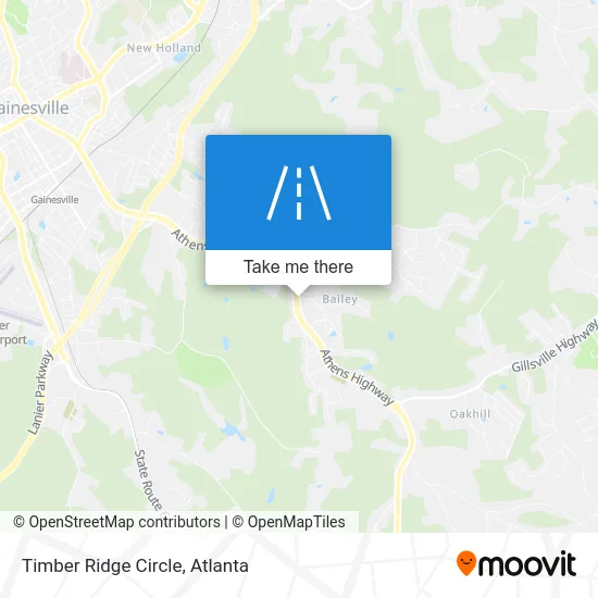 Timber Ridge Circle map