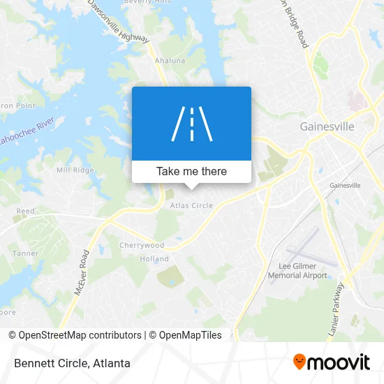 Bennett Circle map