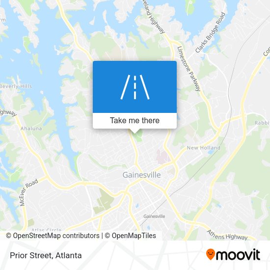Mapa de Prior Street