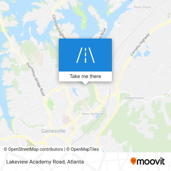 Lakeview Academy Road map