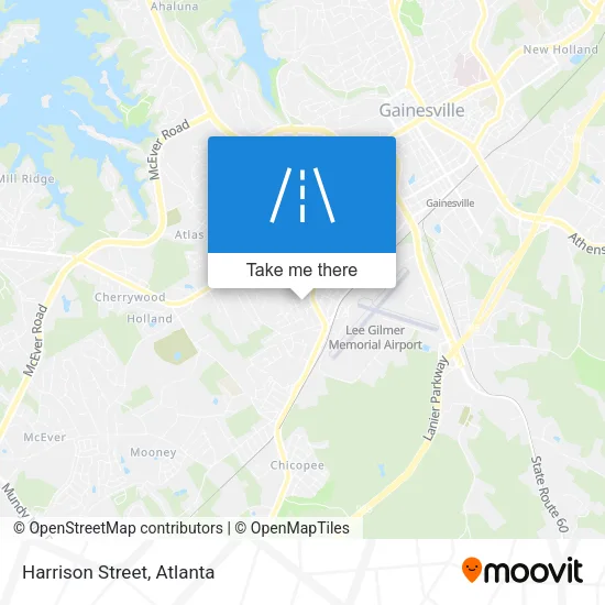 Harrison Street map