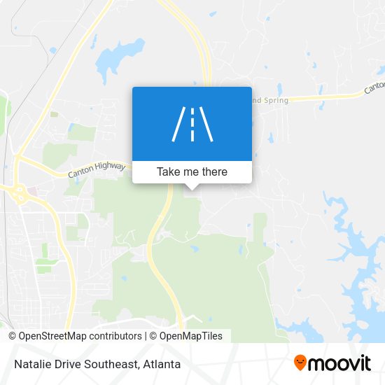 Natalie Drive Southeast map
