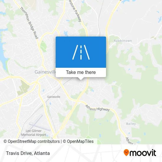 Travis Drive map