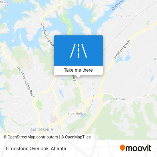 Limestone Overlook map