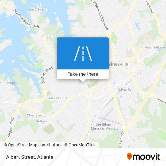 Mapa de Albert Street