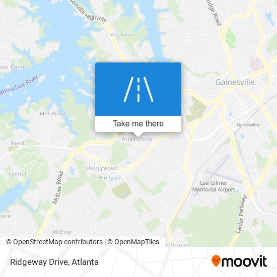 Ridgeway Drive map