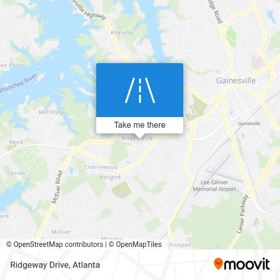 Ridgeway Drive map