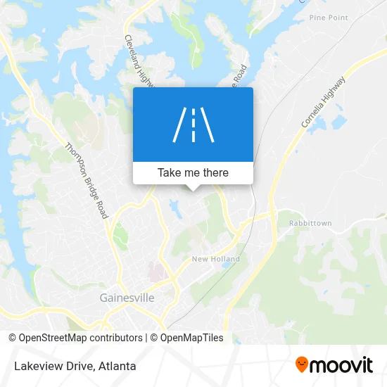 Lakeview Drive map