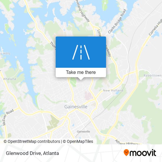 Mapa de Glenwood Drive